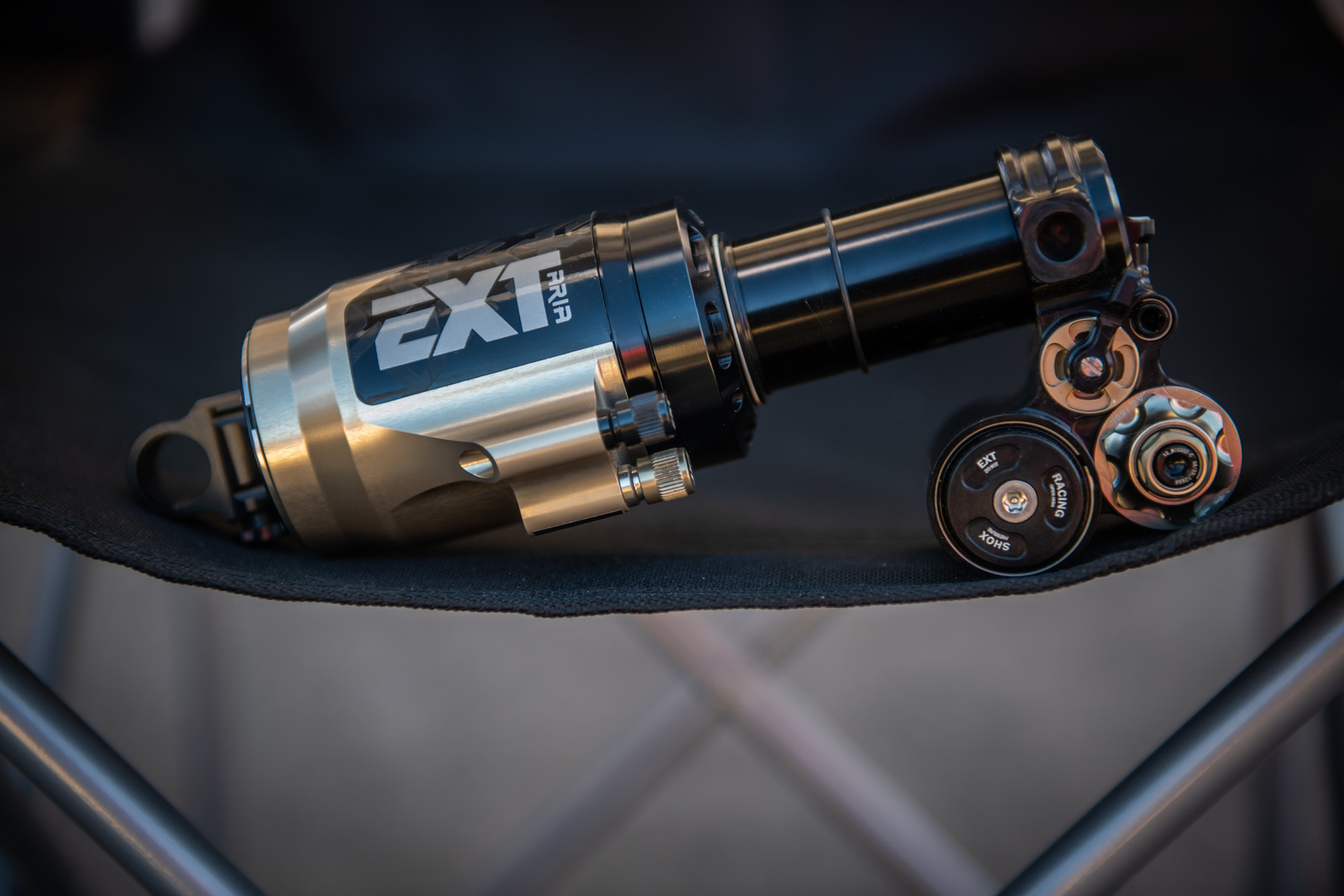 EXT Aria Air Shock PIT BITS Sea Otter 2023 Day 2 Mountain Biking Pictures Vital MTB